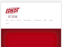 Tablet Screenshot of lokot.hr